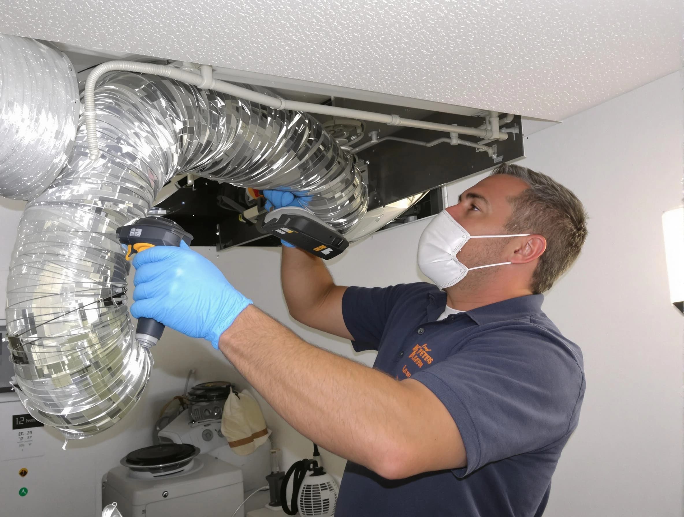 Washington Dryer Vent Cleaning professional performing thorough residential dryer vent cleaning in Washington